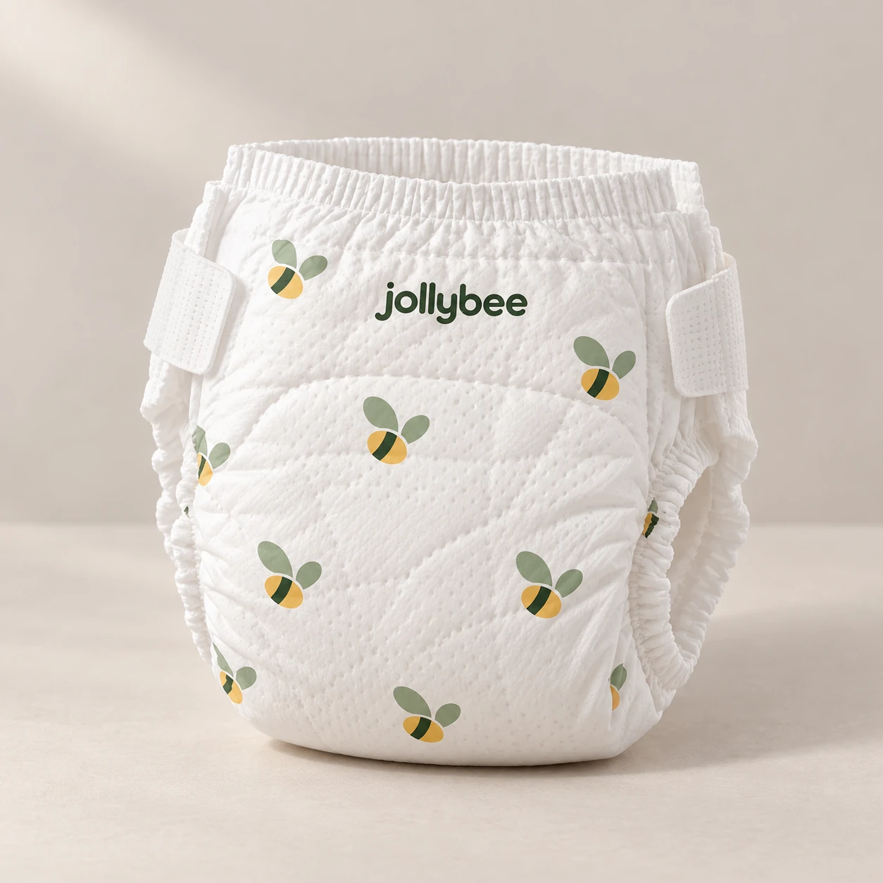 Bee-print baby diapers