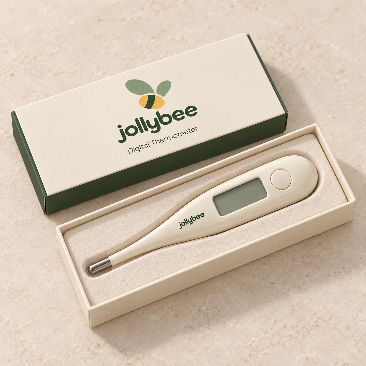 Digital thermometer packaging presentation